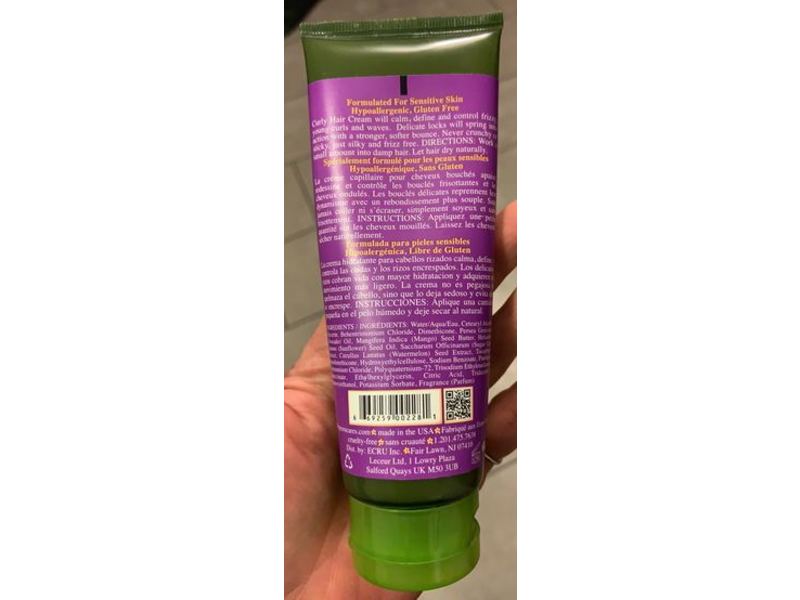 Little Green Kids Curly Hair Cream, 4.2 fl oz/125 ml