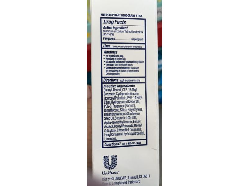 Dove Antiperspirant Deodorant, Cool Essentials, Pack Of 4