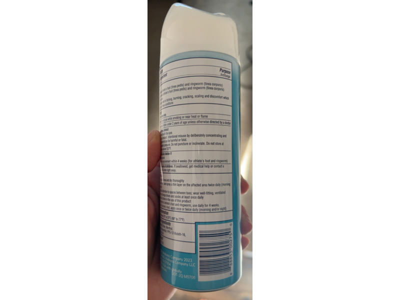 Dr. Scholl's Instant Cool Athlete's Foot Treatment Spray, Menthol, 5.3 oz/150 g