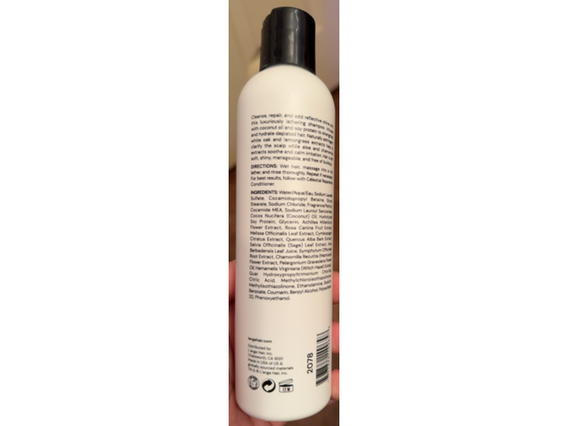 L'ange Heavenly Reparative Shampoo, 8 fl oz/236 mL