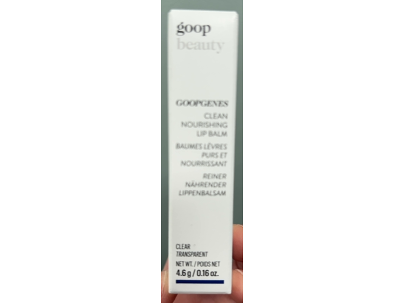 Goop Beauty Clean Nourishing Lip Balm, Clear, 0.16 oz/4.6 g