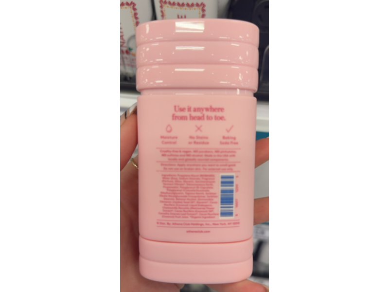 Athena Club All Over Deodorant, Petal Bloom, 3 oz/85 g