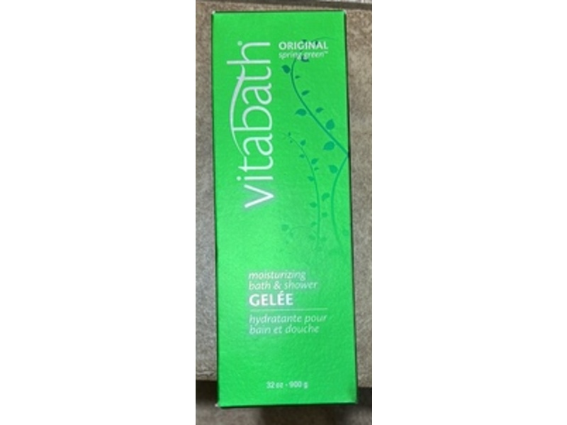 Vitabath Original Spring Green Moisturizing Bath & Shower Gel, 32 oz/900 g