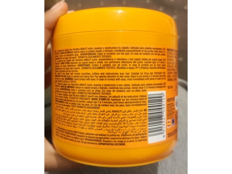 Amalfi Keratin Hair Mask, 16.9 fl oz/500 mL