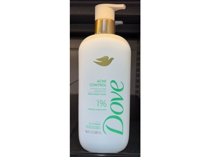 Dove Acne Control Serum Body Wash, 1% Salicylic Acid, 18.5 fl oz/547 mL