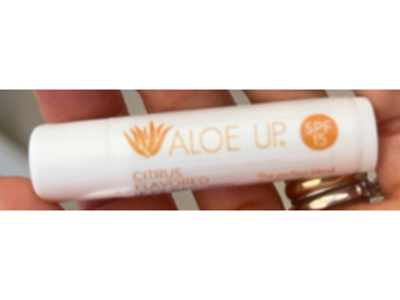Aloe Up Lip Ice Sunscreen, SPF 15, Citrus, 0.15 oz/4.25 g
