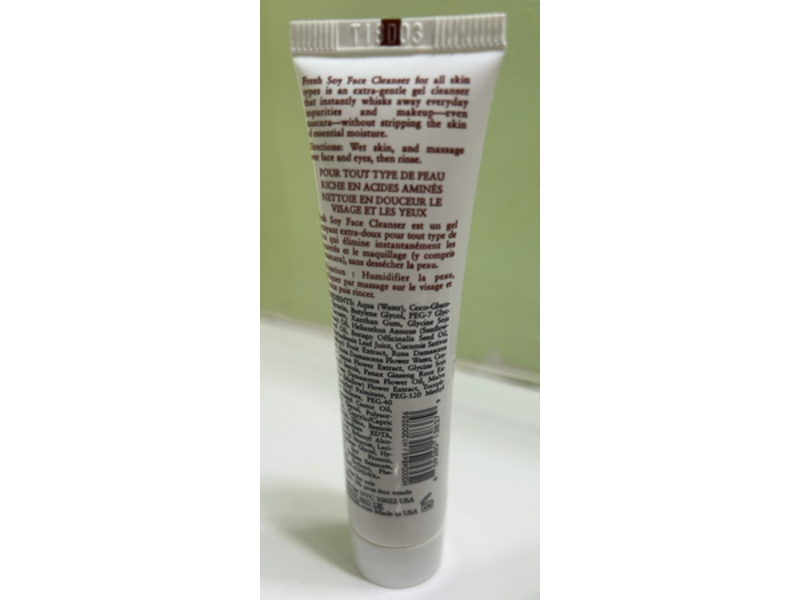 Fresh Face Cleanser, Soy, 0.6 fl oz/20 mL