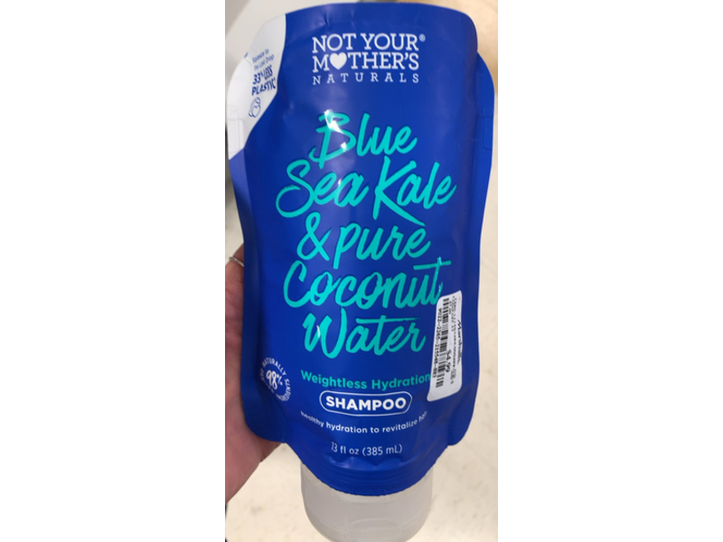 Not Your Mother's Shampoo, Blue Sea Kale Coconut Water, 13 fl oz/385 mL