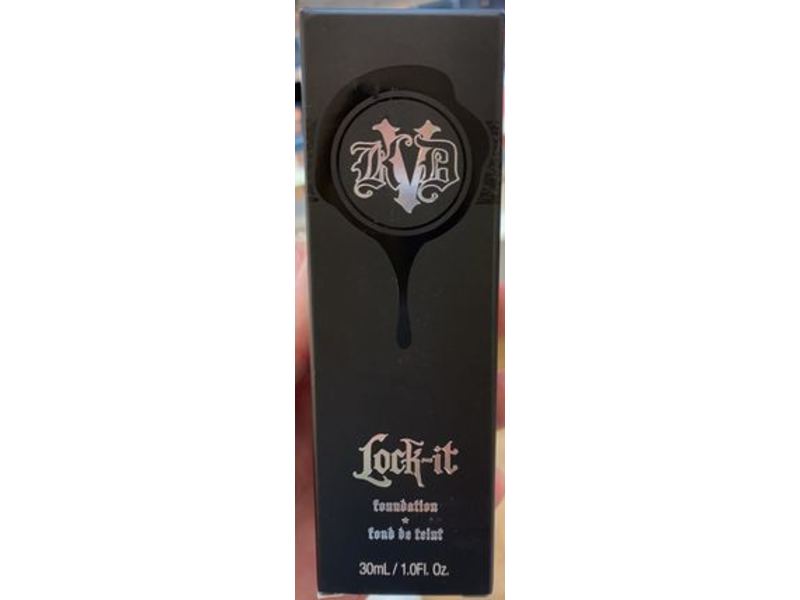 KVD Beauty Lock It Foundation, 52 Medium Warm, 1.0 fl oz / 30 mL
