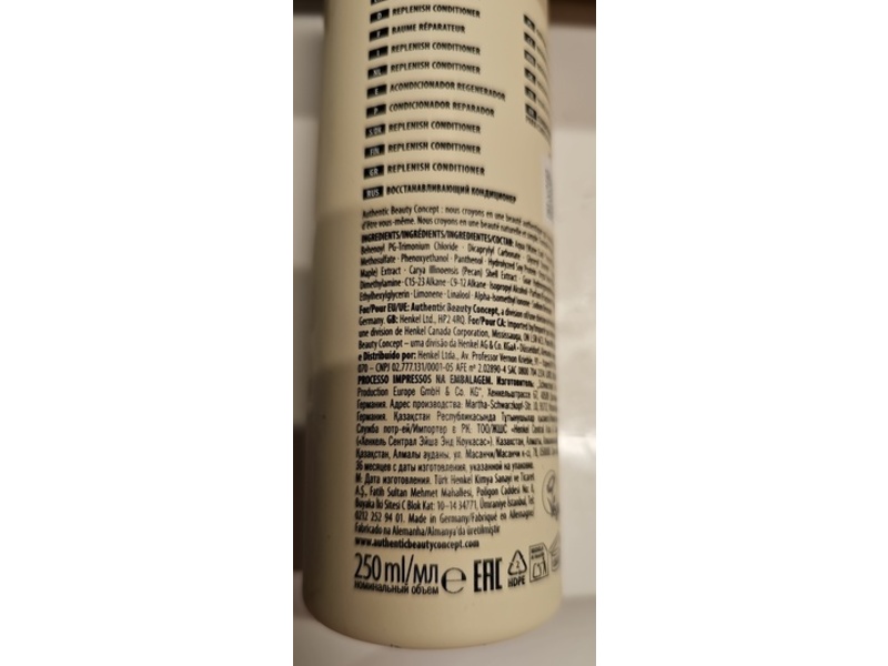 Authentic Beauty Concept Replenish Conditioner, 8.4 oz/250 mL