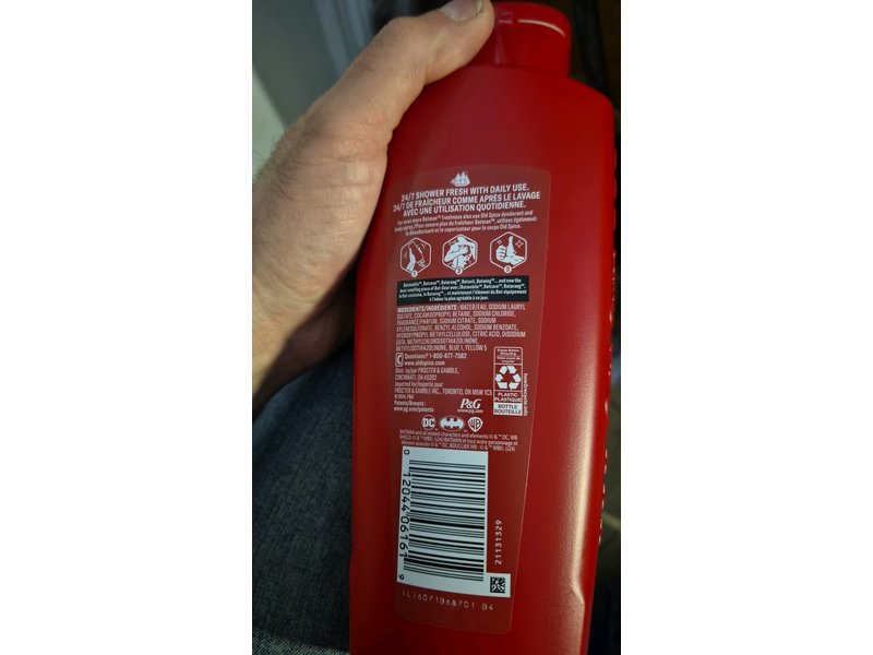 Old Spice Body + Face Wash, Black Cherry + Nightfall, 16 fl oz/473 mL