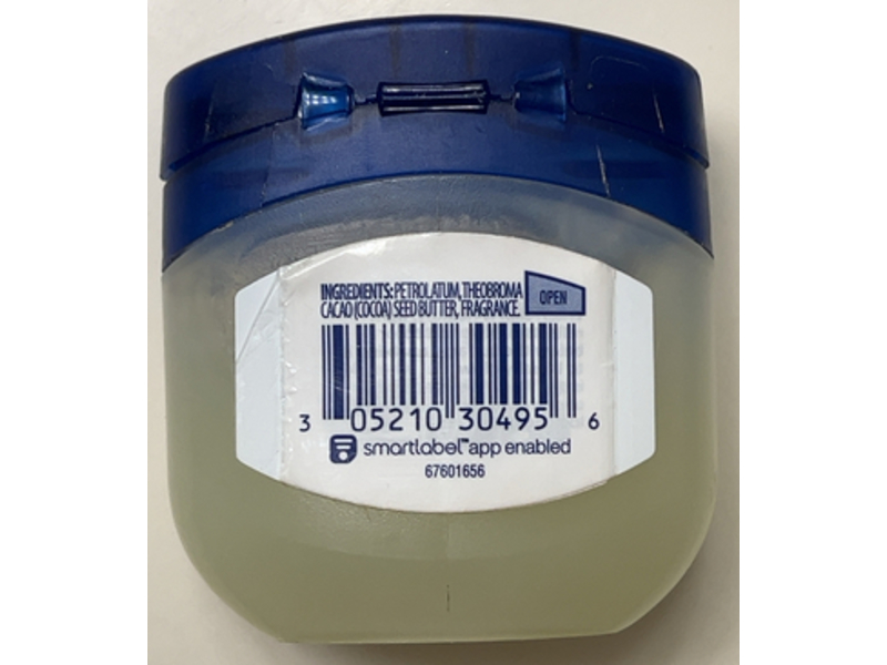 Vaseline Healing Jelly Moisturizer, Cocoa Butter, 1.75 oz/49 g