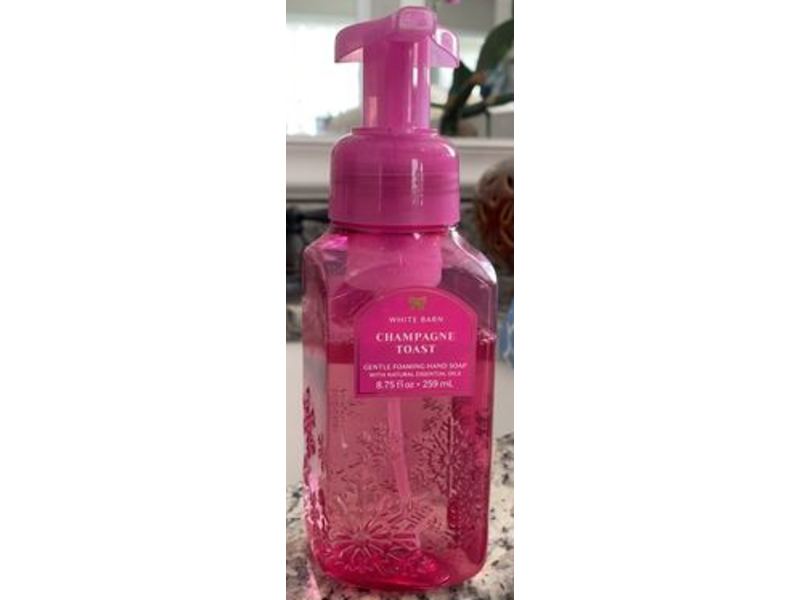 White Barn Champagne Toast Gentle Foaming Hand Soap, Natural Essential Oils, 8.75 fl oz/259 mL