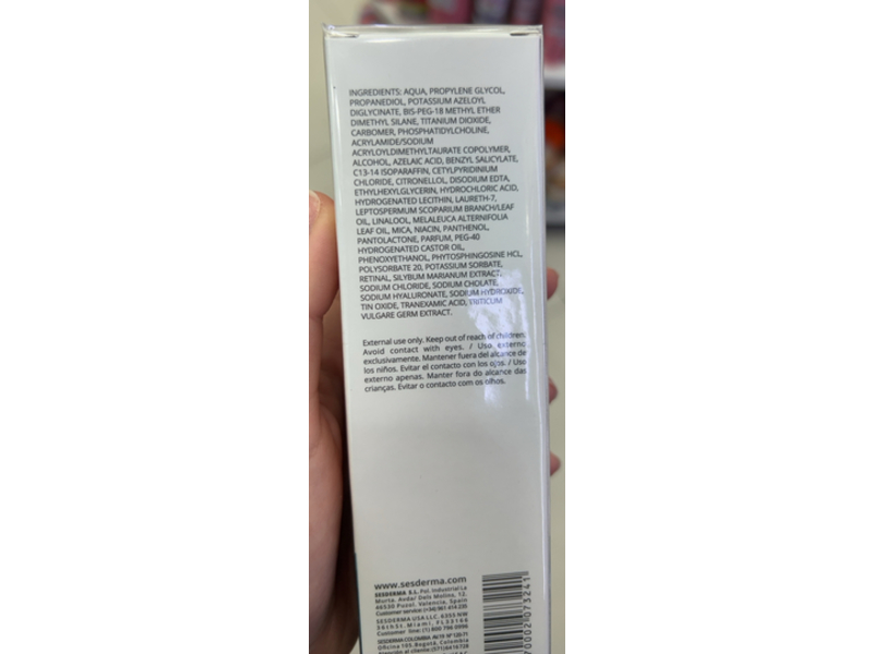 Sesderma Azelac Moisturizing Gel, Azelaic Acid, 1.7 fl oz/50 mL