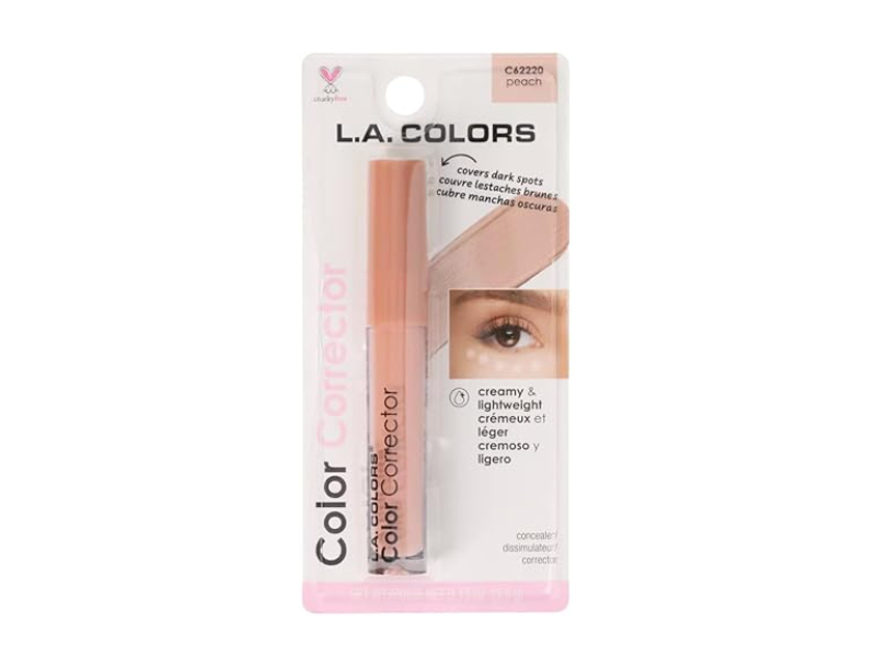L.A. Colors Color Corrector Concealer, Peach, 0.13 oz/3.8 g