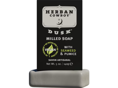 Herban Cowboy Dusk Milled Soap, Seaweed & Pumice, 5 oz/140 g
