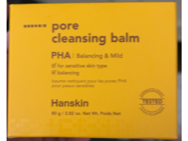 Hanskin PHA Pore Cleansing Balm, 2.82 oz/80 g