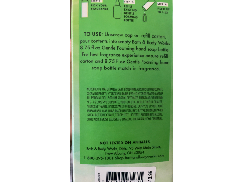 Bath & Body Works Gentle & Clean Foaming Hand Soap, Waikiki Beach Coconut, 32 fl oz/946 mL