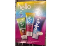 Hello Kids Fluoride Toothpaste Set, Magical Mermaid + Unicorn Sparkle & Dragon Dazzle, 12.06 oz/357 g - Image 3