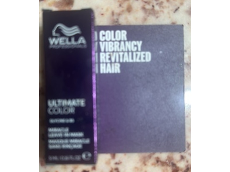 Wella Professionals Ultimate Color Miracle Leave-In Mask, Glycine & B5, 0.16 fl oz/5 mL