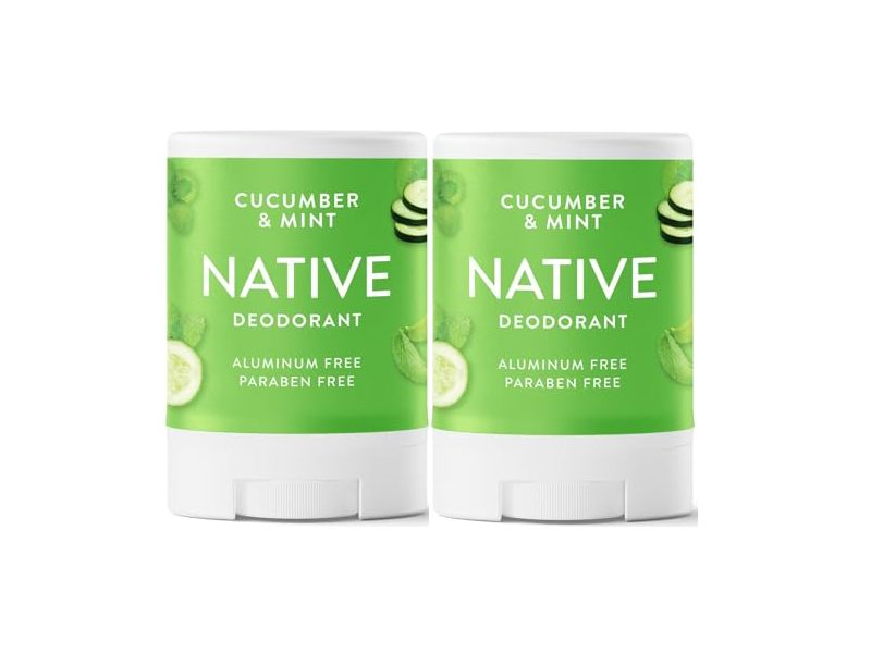 Native Deodorant, Cucumber & Mint, 0.5 oz, Pack Of 2