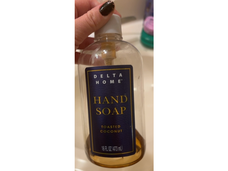 Delta Home Hand Soap, Toasted Coconut, 16 fl oz/473 mL
