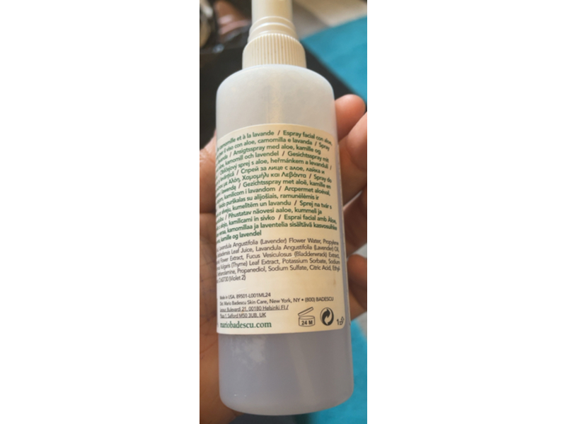 Mario Badescu Skin Care Facial Spray, Aloe-Chamomile & Lavender, 4 fl oz/118 mL