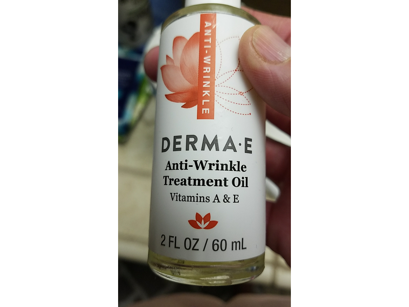 DERMA E Anti-Wrinkle Treatment Oil with Vitamin A and Vitamin E, 2oz