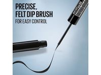 Maybelline New York Tattoo Studio Dip-Ink Liquid Eyeliner, 100 Black Track, 0.06 fl oz/2 mL - Image 9