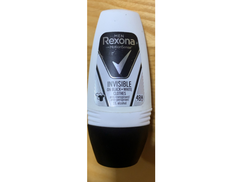 Rexona Invisible Black + White Anti-Transpirant, 50 mL