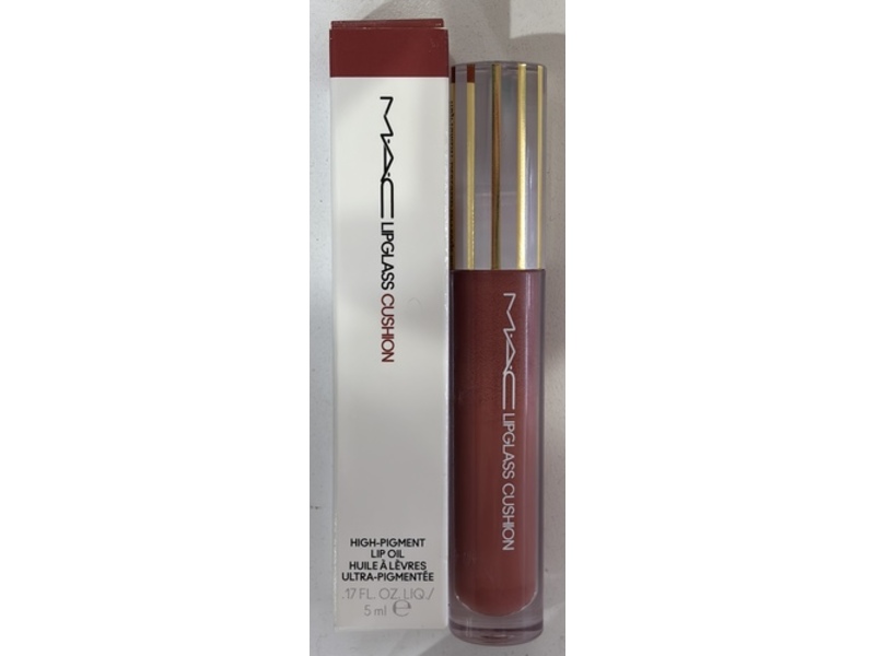 MAC Lip Gloss Cushion High-Pigment Lip Oil, Mauvement, 0.17 fl oz/5 mL
