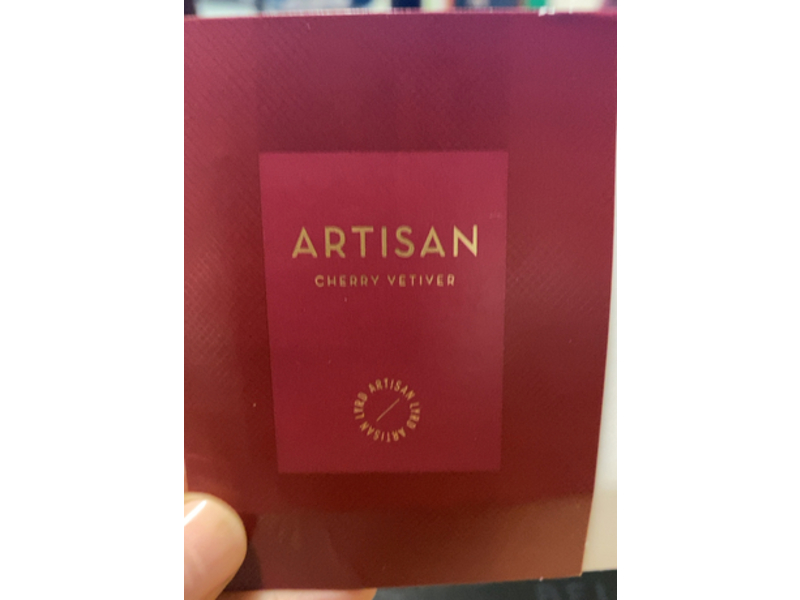 Avon Artisan Cherry Vetiver Eau De Parfum, 0.02 fl oz/0.8 mL