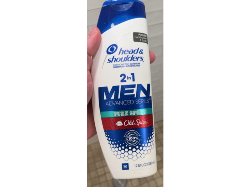 Head & Shoulders Men 2 In 1 Dandruff Shampoo + Conditioner, Old Spice, 12.8 fl oz/380 mL