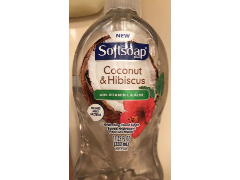 Softsoap Hydrating Hand Soap, Coconut & Hibiscus, 11.25 fl oz/332 mL