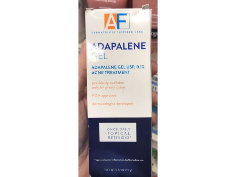 Acne Free Adapalene Gel Acne Treatment, 0.5 oz/15 g