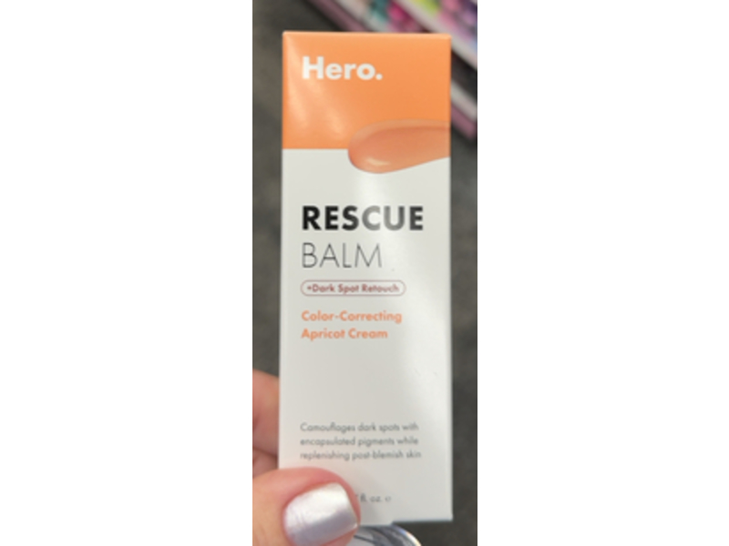 Hero Rescue Balm + Dark Spot Retouch Color Correcting Apricot Cream, 0.507 fl oz/15 mL