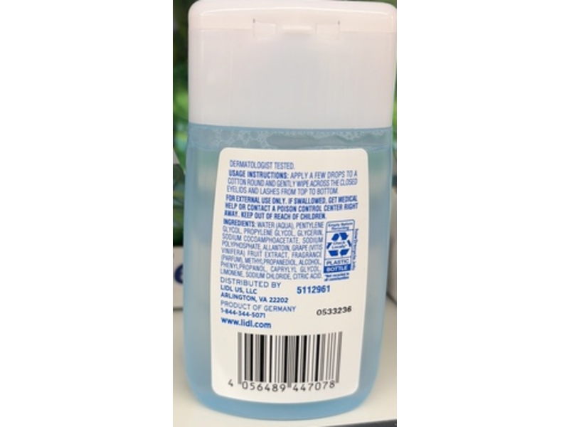 Cien Eye Makeup Remover, 3.38 fl oz/100 mL