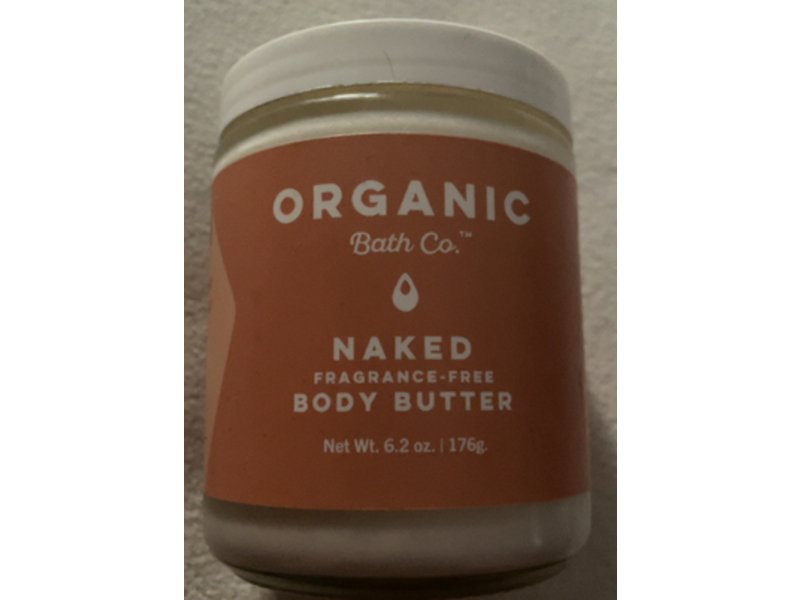 The Organic Bath Co. Naked Body Butter, 6.2 oz/176 g