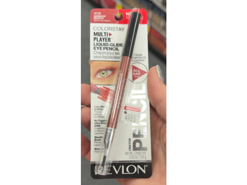 Relvon ColorStay Multiplayer Liquid-Glide Eye Pencil, 406 Queen of Hearts, 0.03 oz/0.9 g
