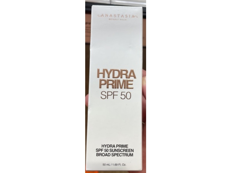 Anastasia Beverly Hills Hydra Prime Sunscreen, SPF 50, 1.69 fl oz/50 mL