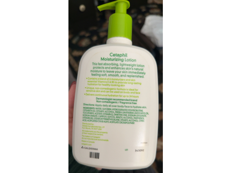 Cetaphil Body & Face Moisturizing Lotion, 20 floz/591 mL