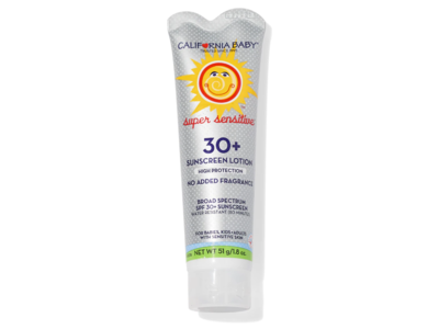 California Baby Sunscreen Lotion, SPF 30+, 2.9 oz/82 g