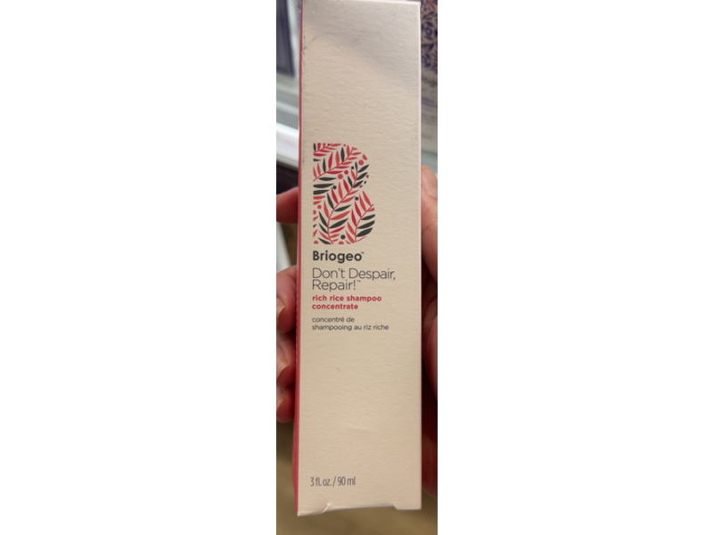 Briogeo Don't Despair Repair! Rich Rice Shampoo Concentrate, 3 fl oz/90 mL