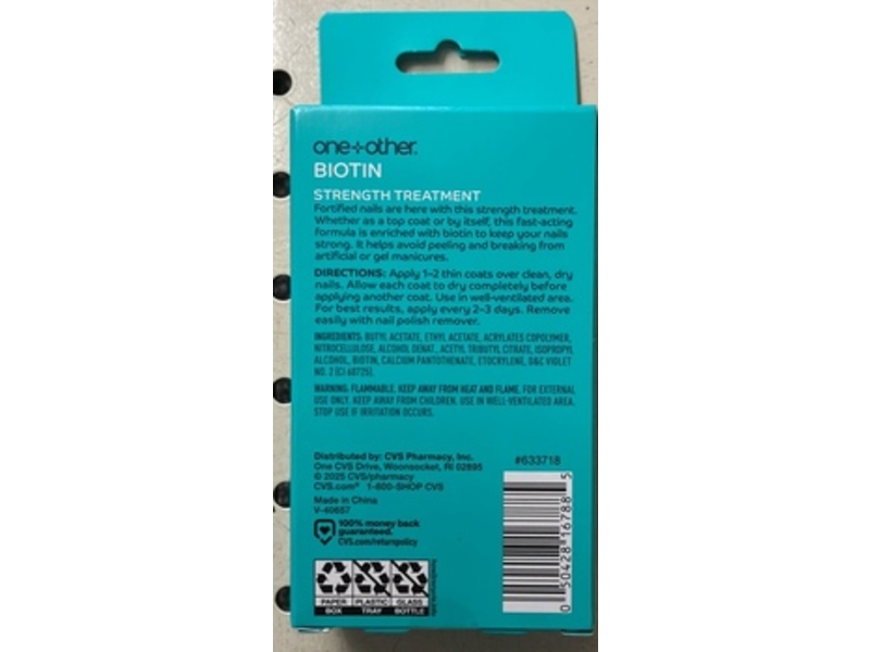 One+Other Biotin Strength Treatment, 0.55 fl oz/15 mL