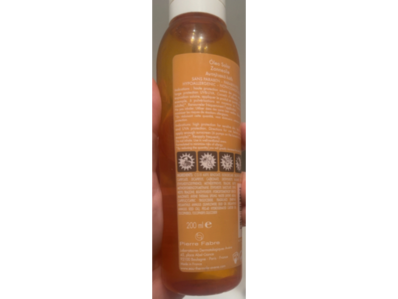 Avene Sun Care Oil, SPF 30, 200 mL