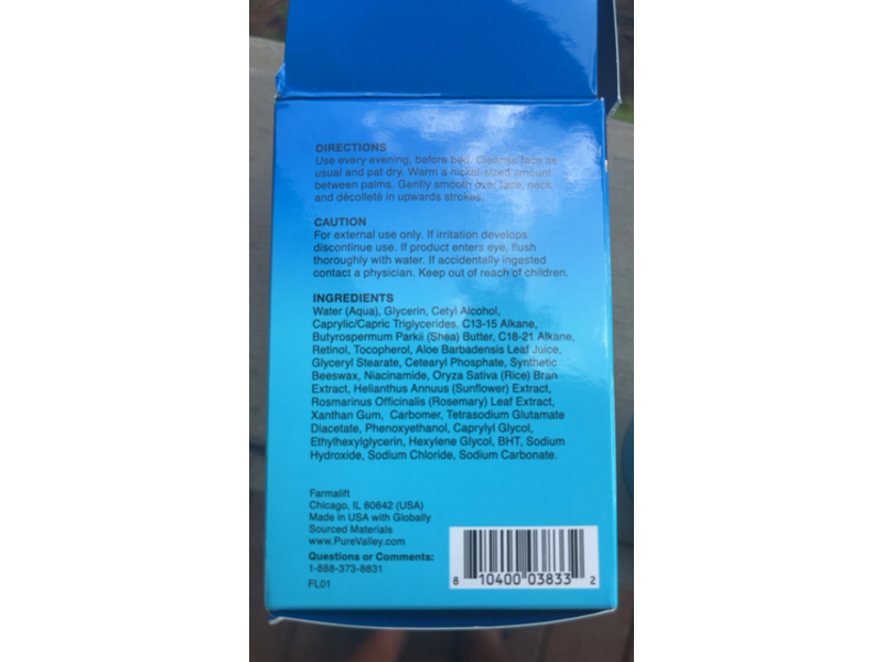 Farmalift Anti - Aging Cream, Retinol & Vitamin E