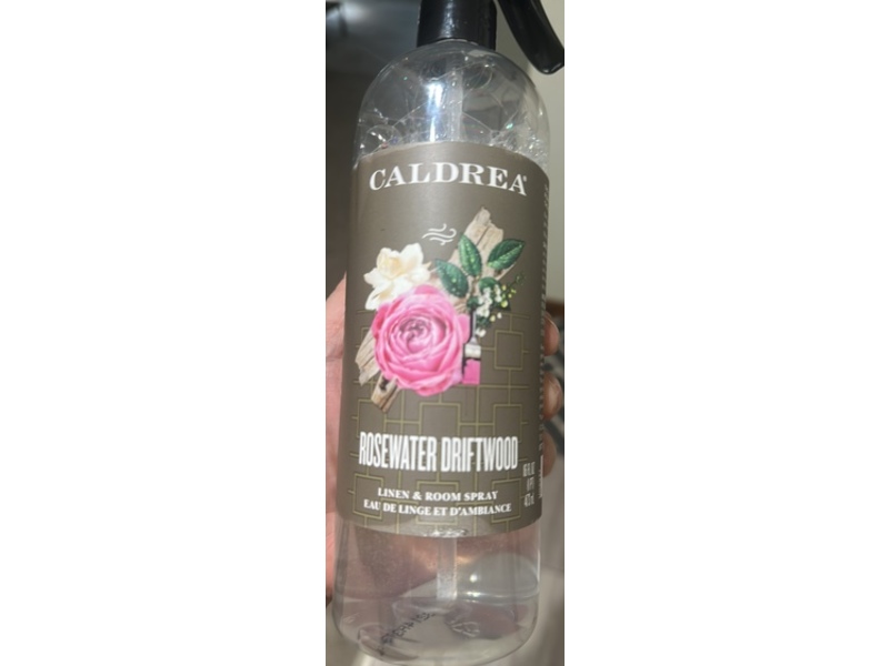 Caldrea Linen And Room Spray, Rosewater Driftwood, 16 fl oz/473 mL