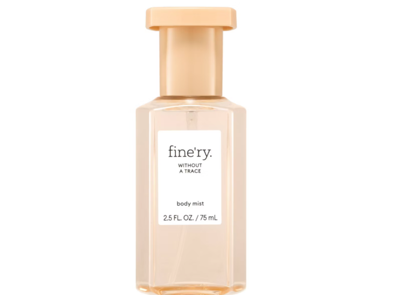 Fine'ry Body Mist, Without A Trace, 2.5 fl oz/75 mL