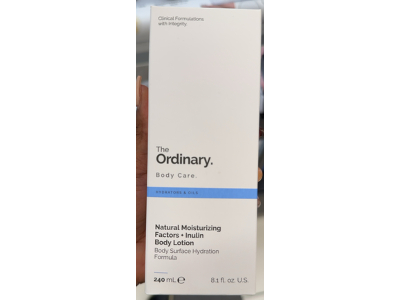 The Ordinary Natural Moisturizing Factors + Inulin Body Lotion, 8.1 fl oz/240 mL