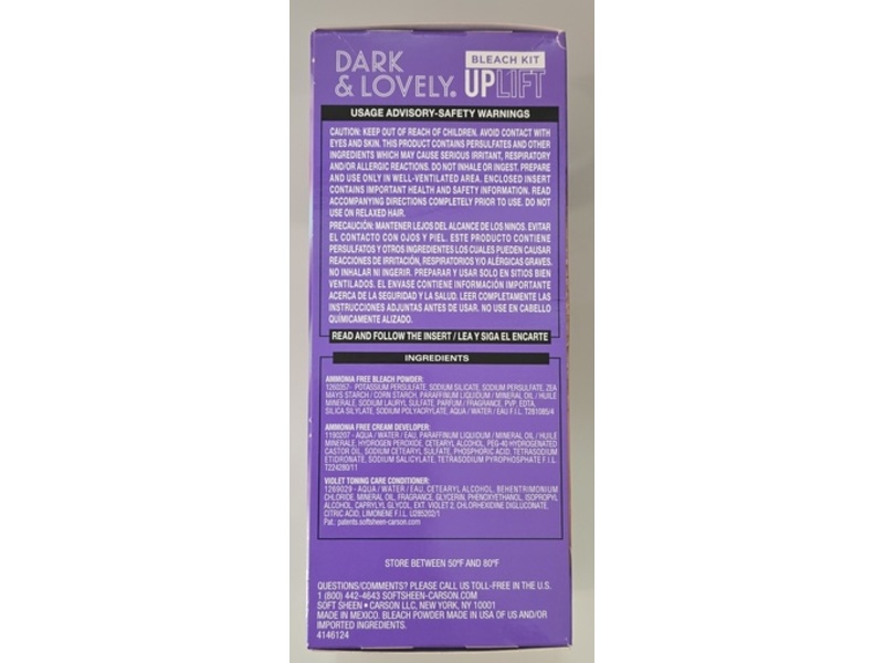 SoftSheen-Carson Dark & Lovely Uplift Bleach Kit, 1 Application